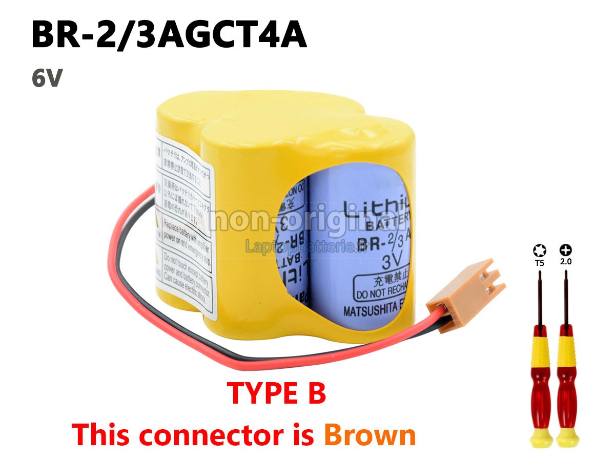 Batterie pour Fanuc BR-2/3AGCT4A