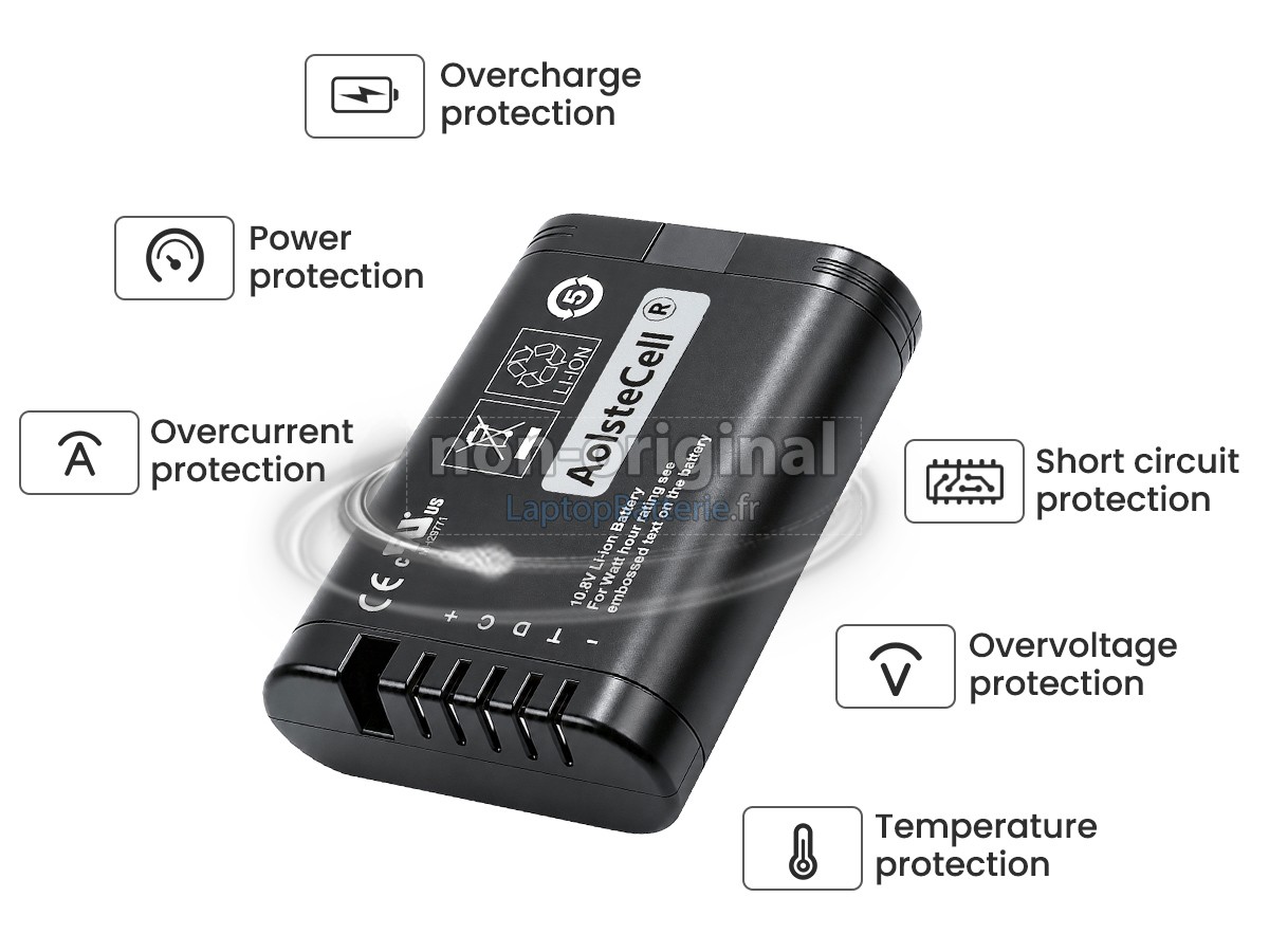Batterie pour FLUKE 438-II POWER QUALITY ANALYZER MOTOR ANALYZER