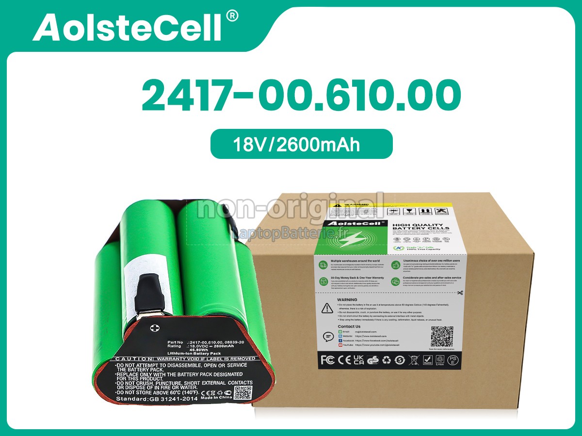 Batterie pour Gardena ACCUCUT 450LI