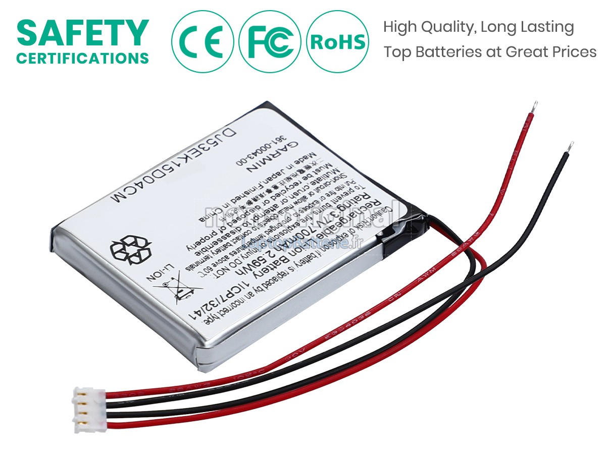 Batterie pour Garmin EDGE 520 PLUS