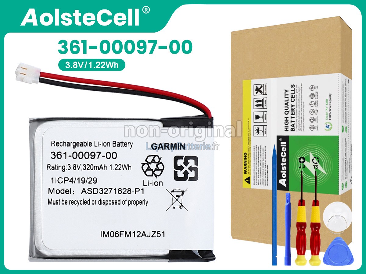 Batterie pour Garmin FENIX 5 PLUS