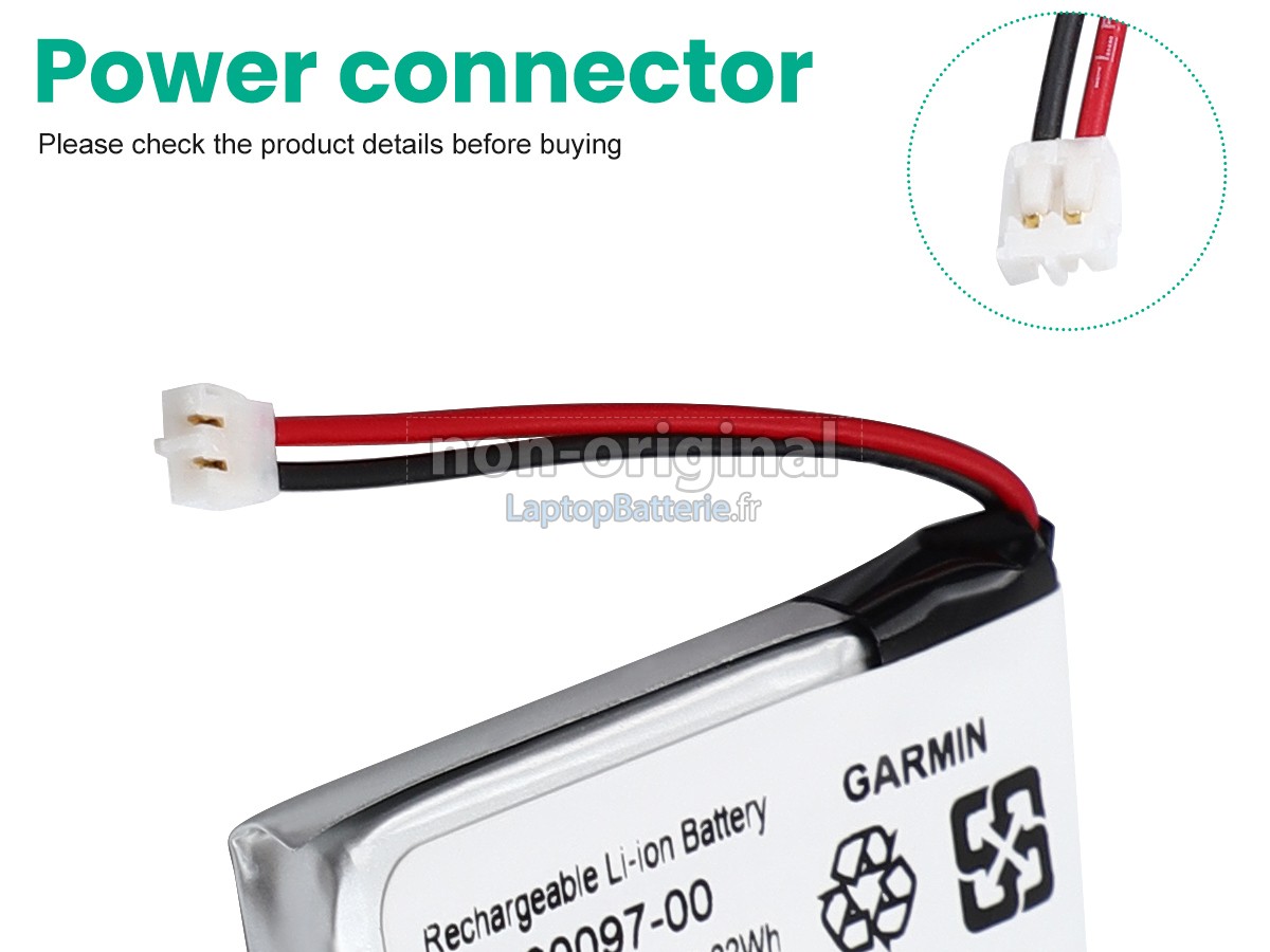 Batterie pour Garmin FENIX 5 PLUS