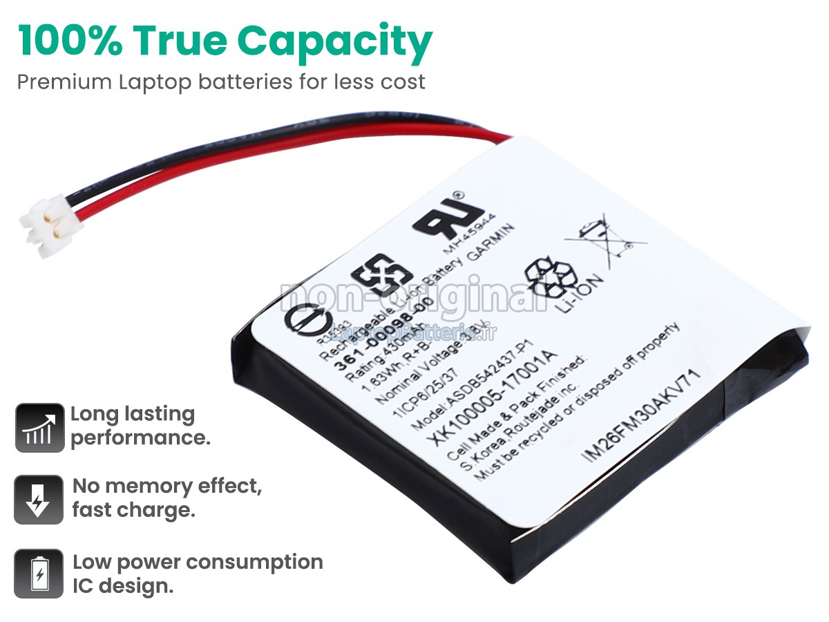 Batterie pour Garmin 361-00098-00