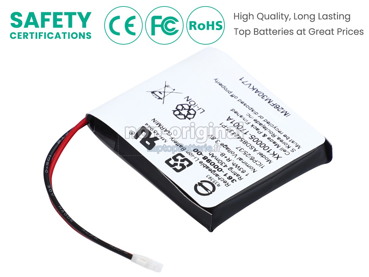 Batterie pour Garmin 361-00098-00