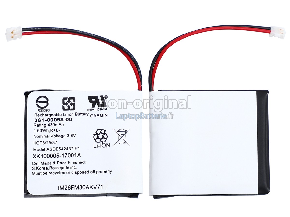 Batterie pour Garmin 361-00098-00