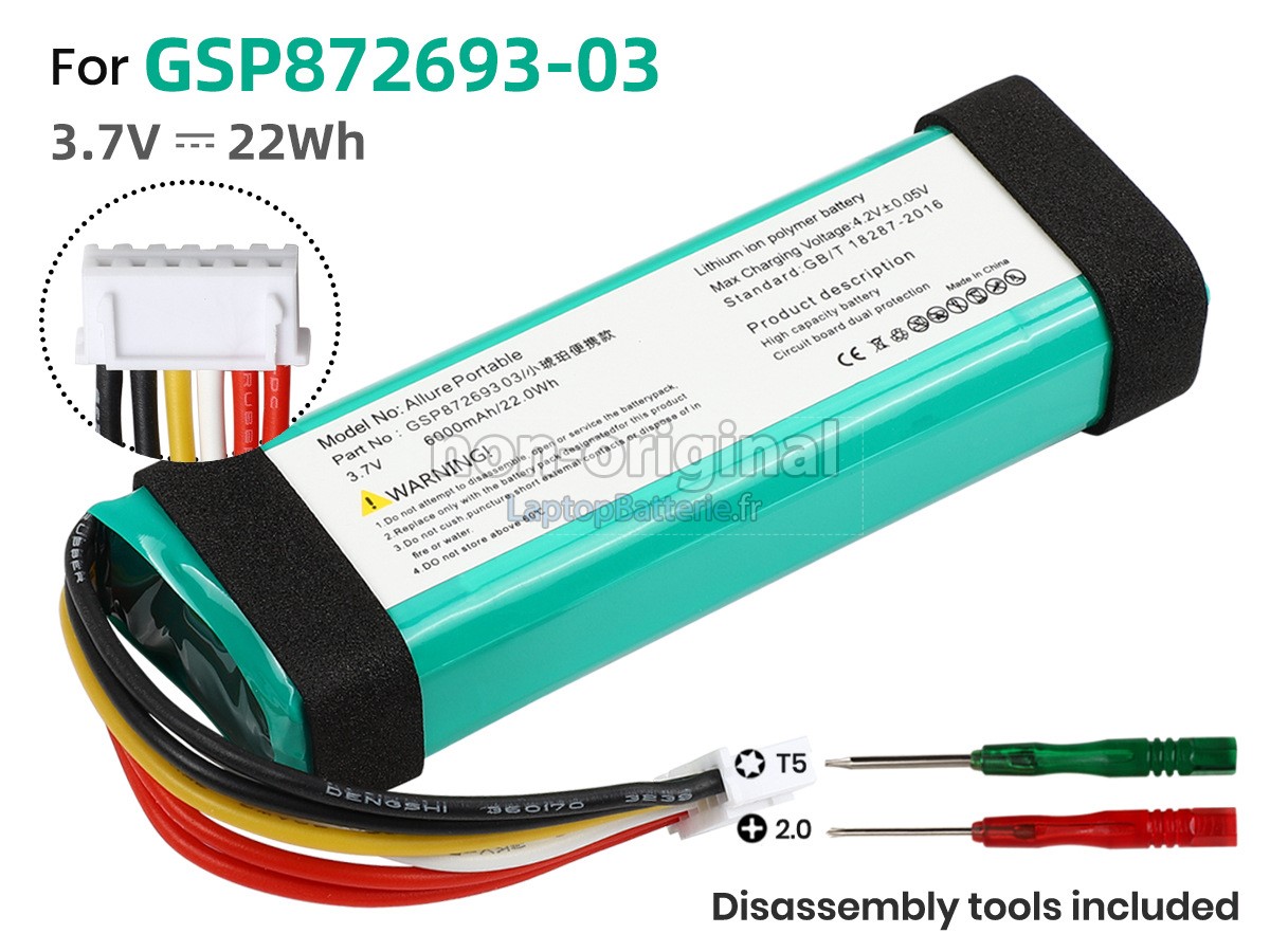 Batterie pour Harman Kardon ALLURE PORTABLE