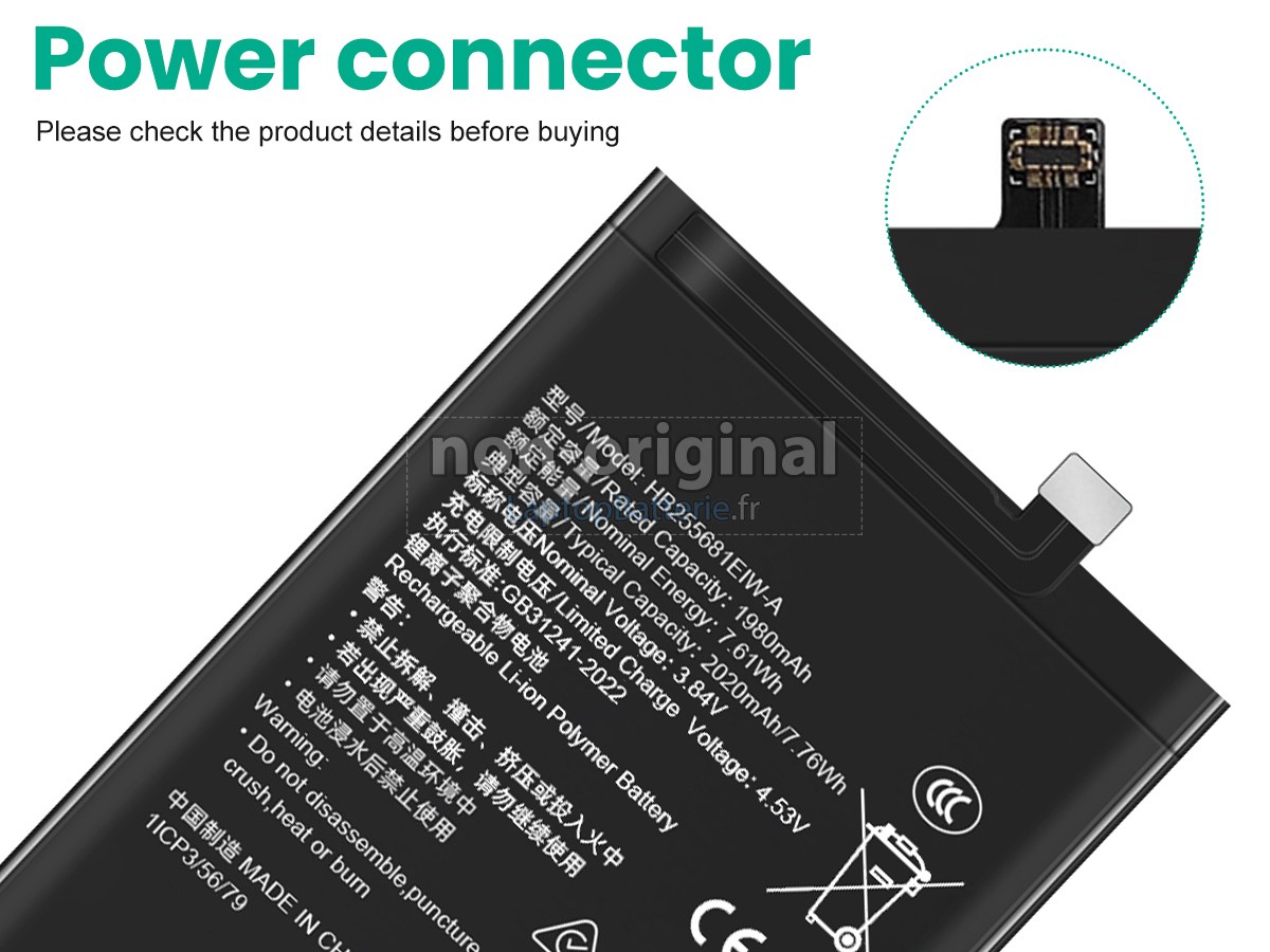 Batterie pour Honor MAGIE V3