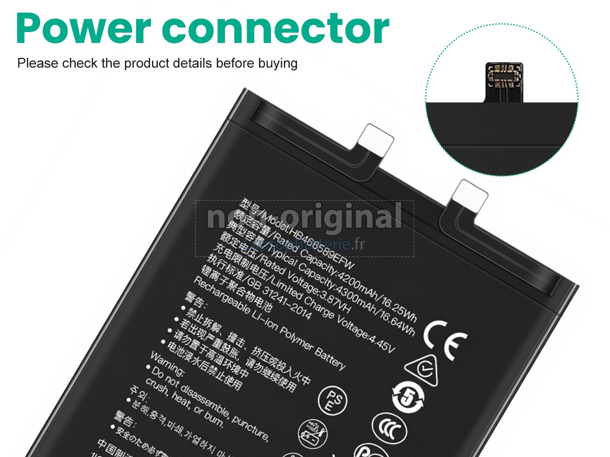 Batterie pour Honor NOVA 8I