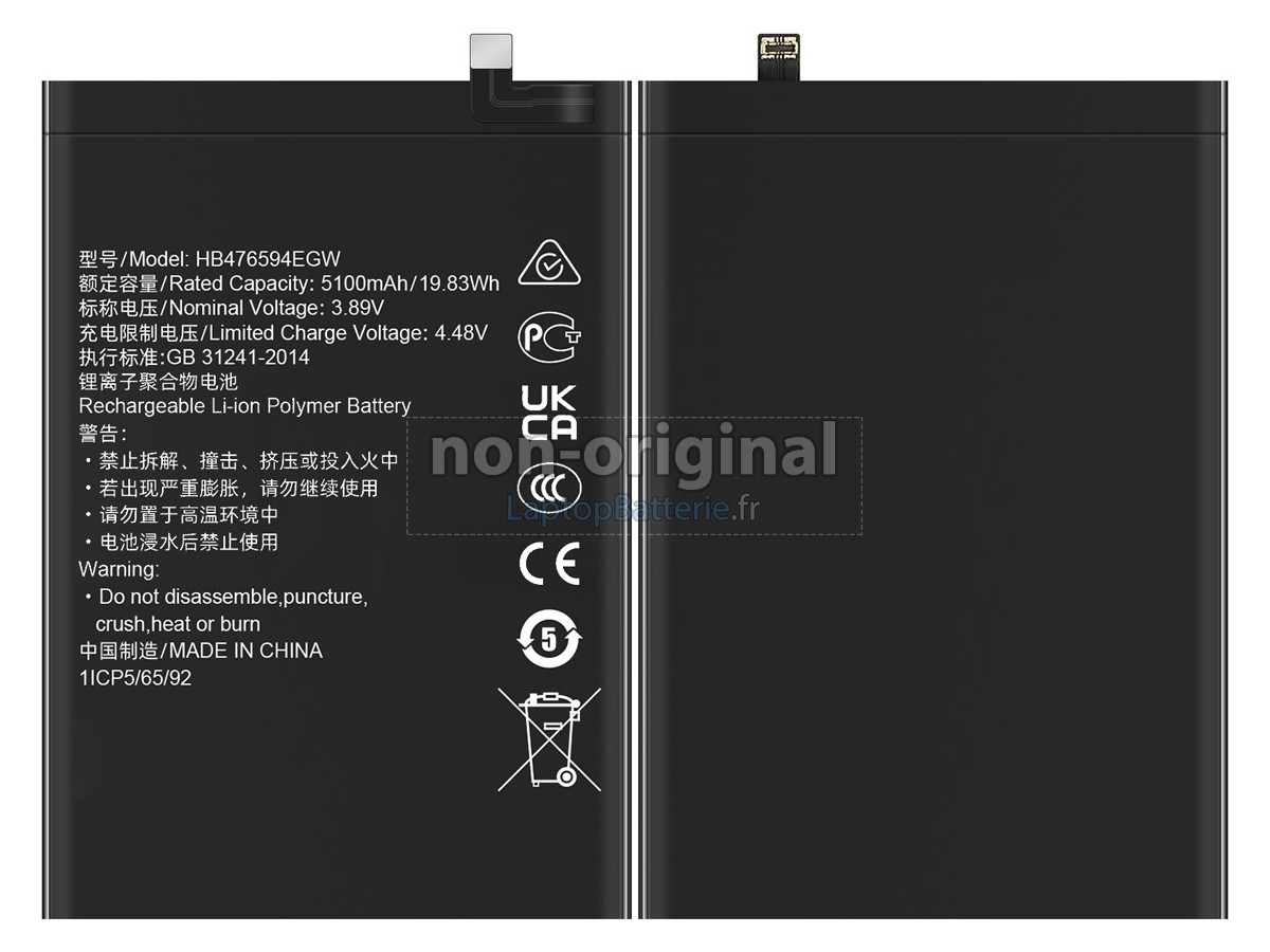 Batterie pour Honor HB476594EGW