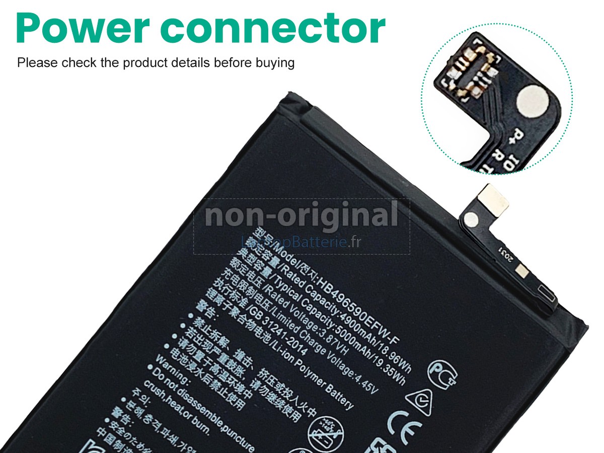 Batterie pour Honor NOVA Y61