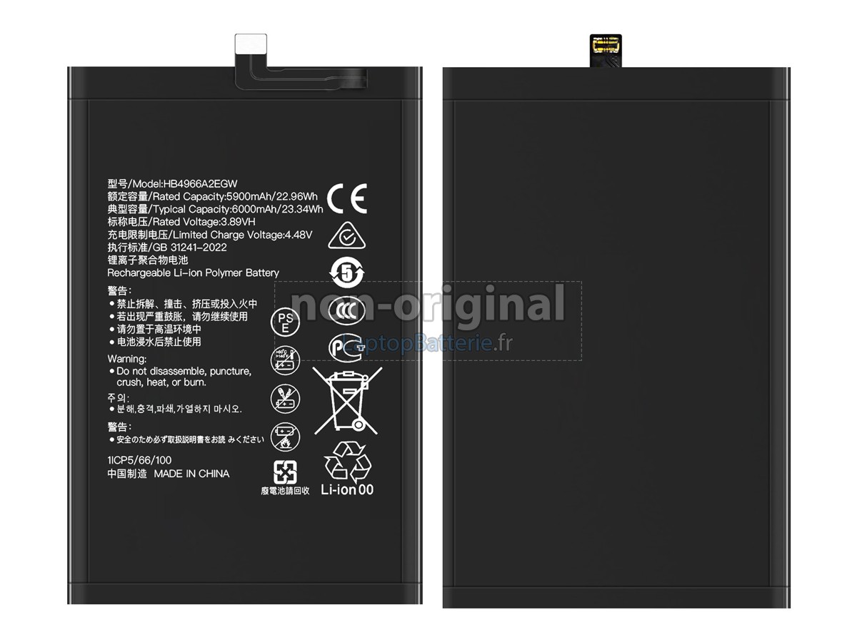 Batterie pour Honor HB4966A2EGW