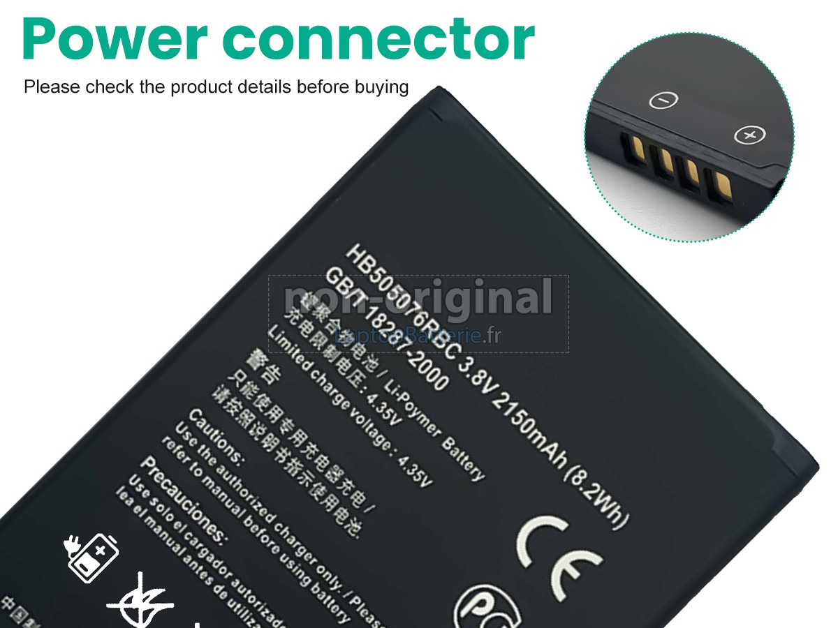 Batterie pour Honor Y3II LUA-U03