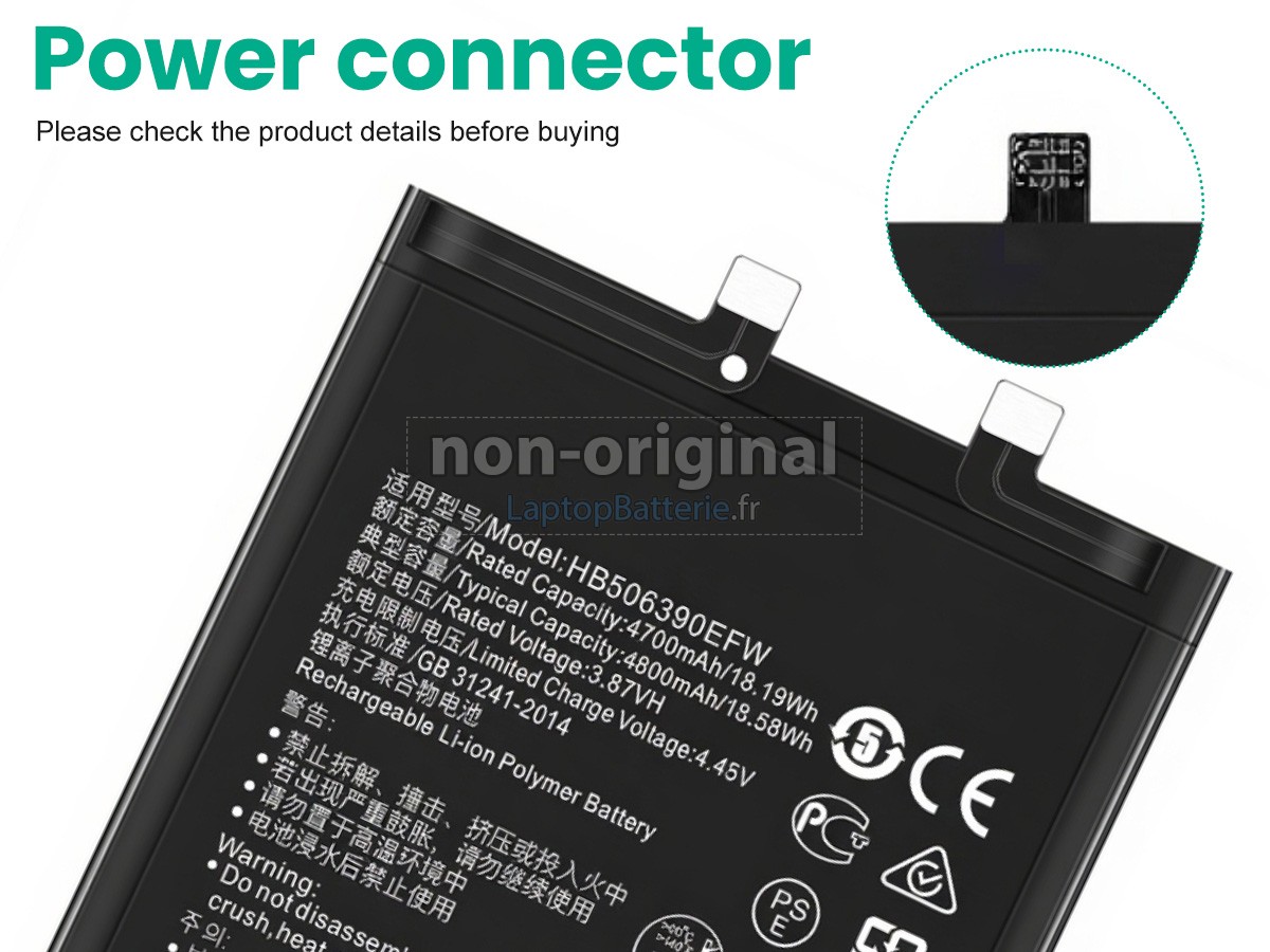 Batterie pour Honor 60