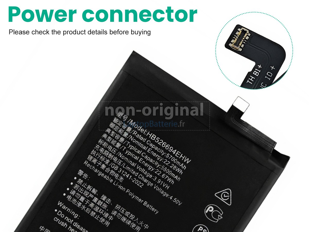 Batterie pour Honor X50