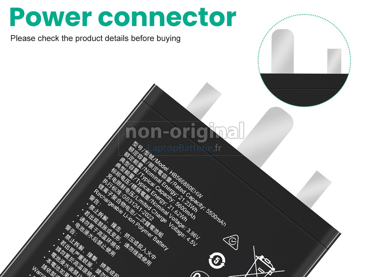 Batterie pour Honor MAGIC 6 PRO