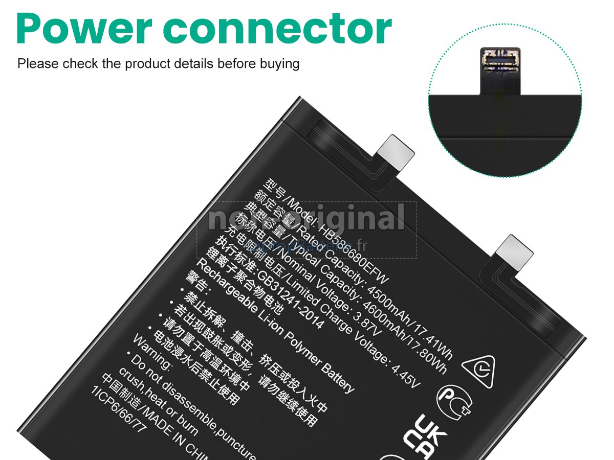 Batterie pour Honor MAGIC 4 PRO