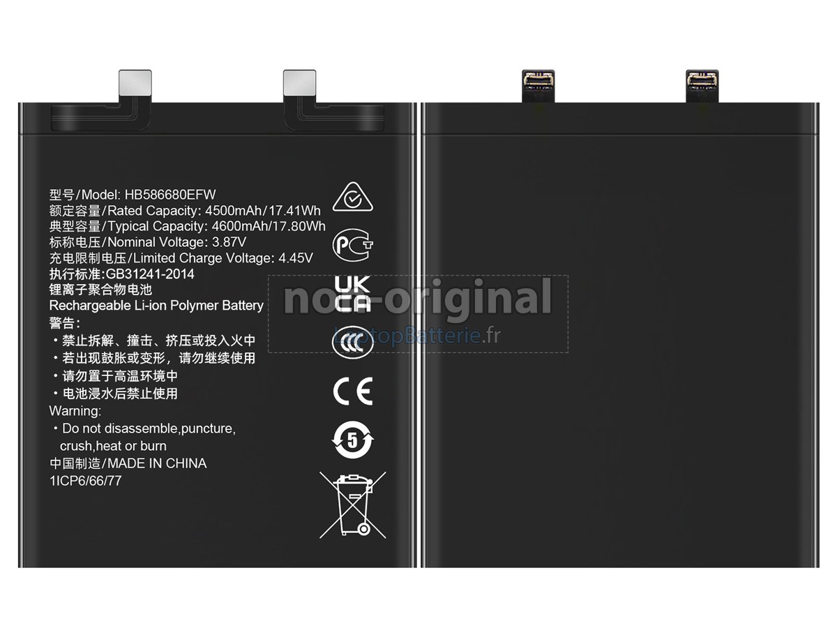Batterie pour Honor MAGIC 4 PRO