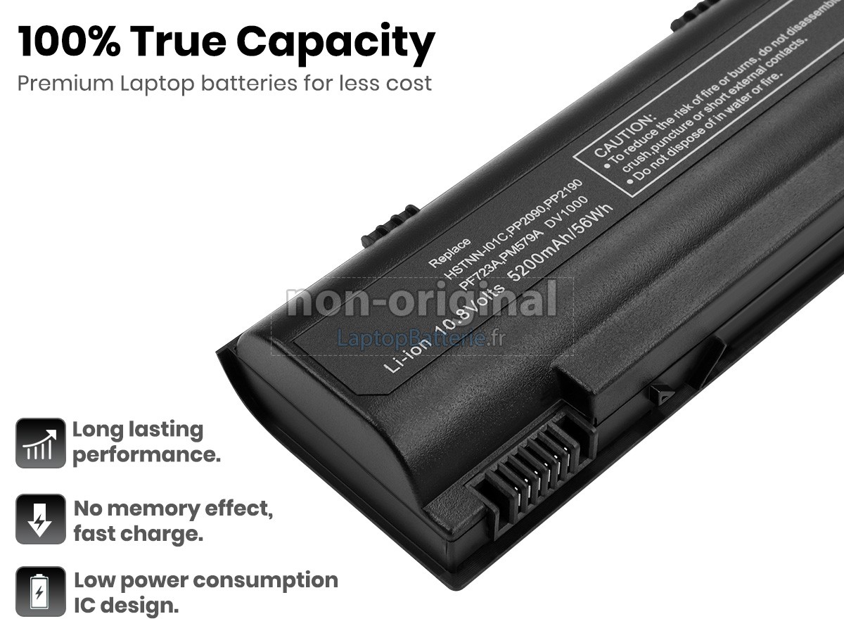 Batterie pour HP Pavilion DV5075EA