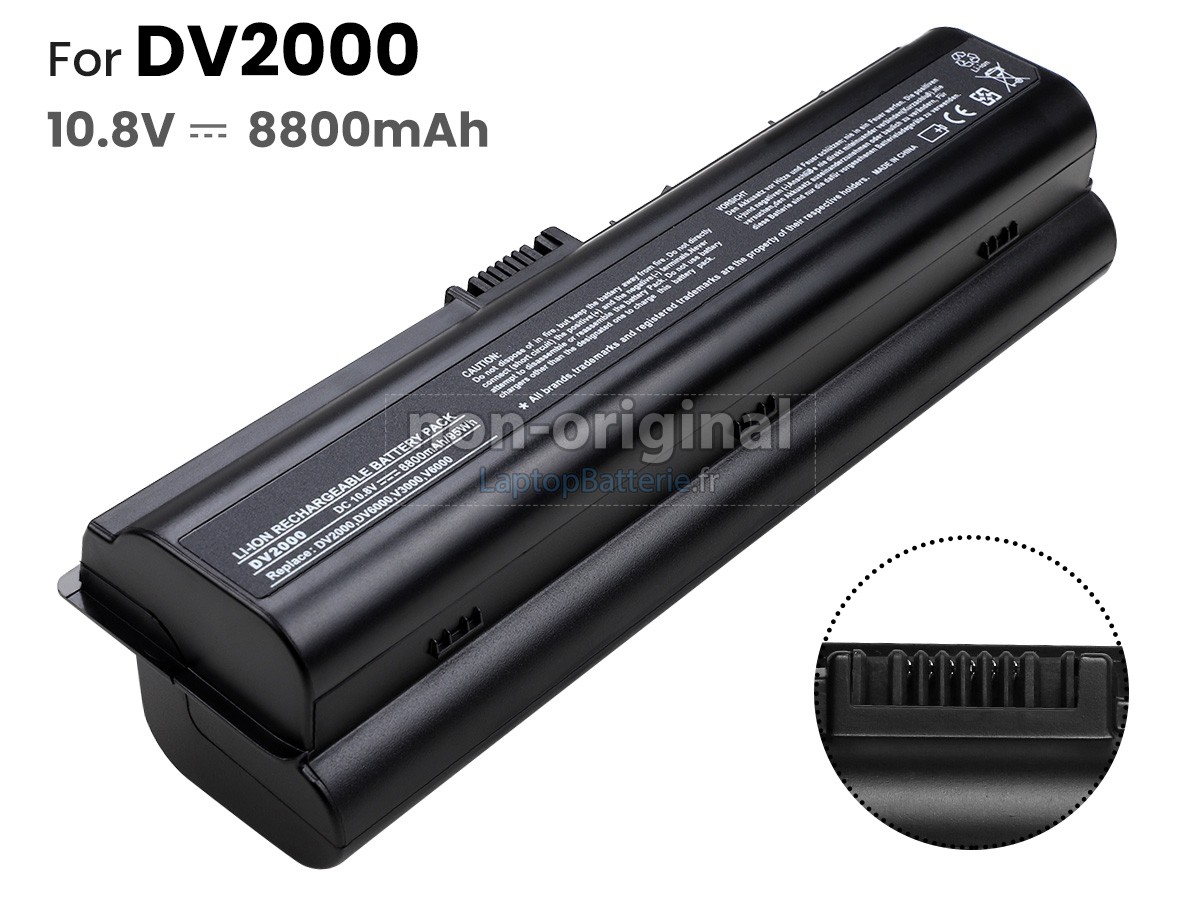 Batterie pour HP Pavilion DV2000