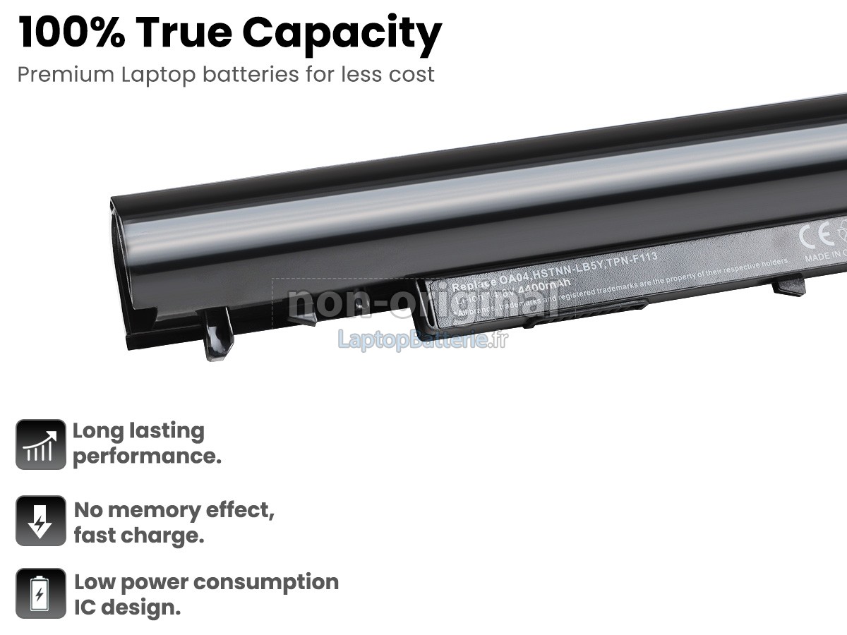 Batterie pour HP Pavilion 15-D001SR TouchSmart