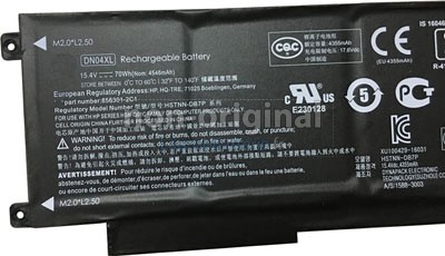 Batterie pour HP ZBook X2 G4 3FB88UT notebook pc