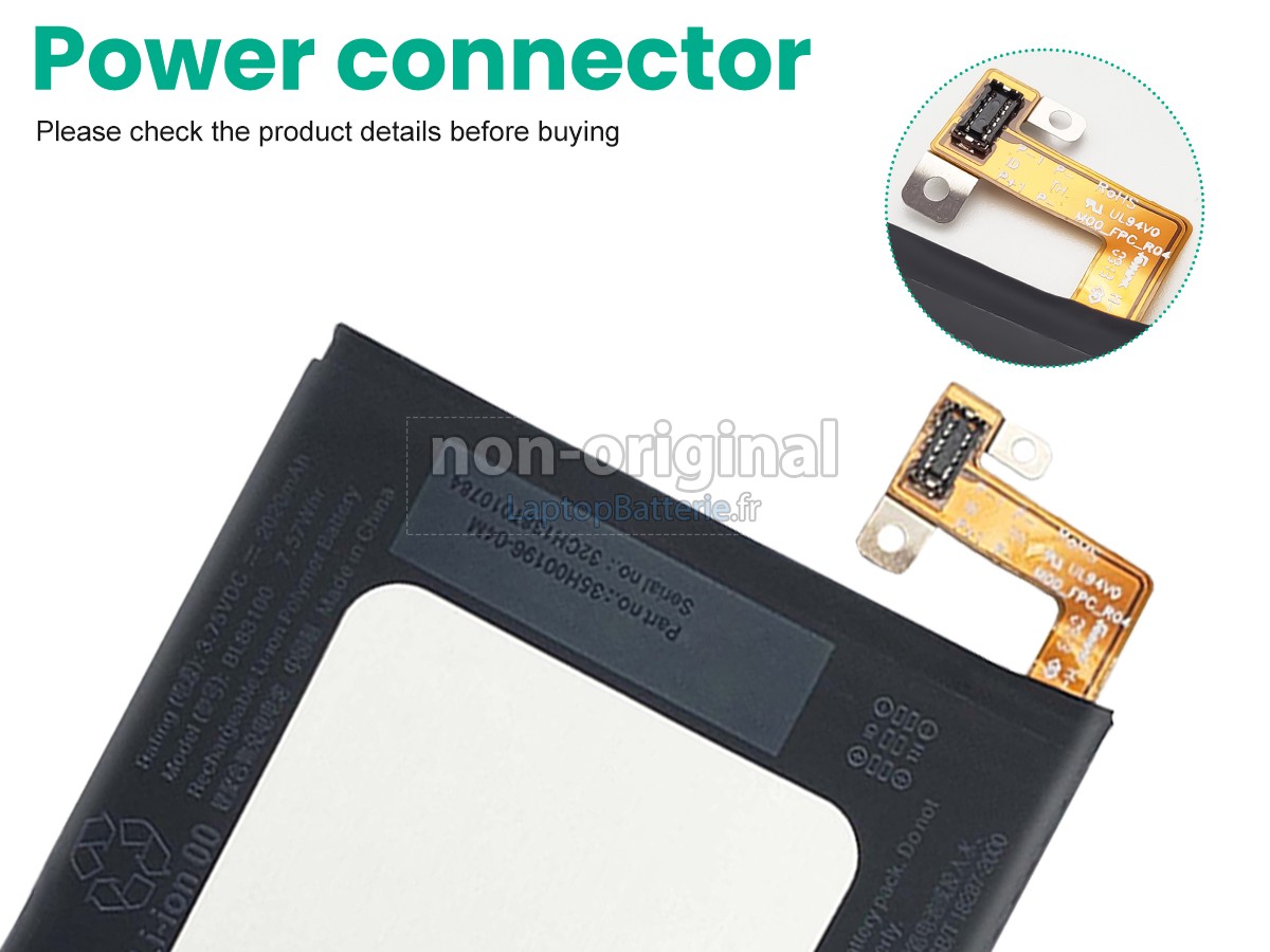Batterie pour HTC BL83100