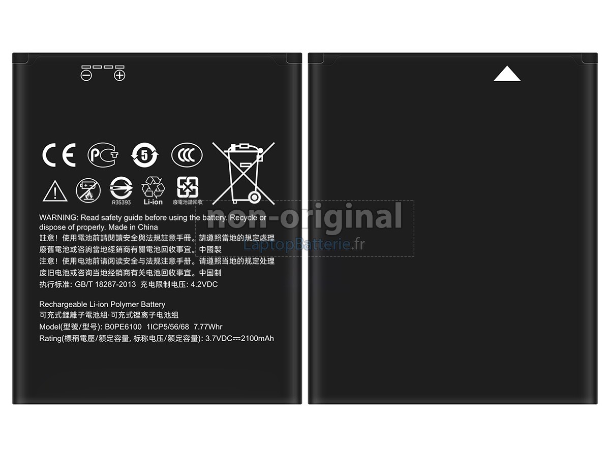 Batterie pour HTC BOPE6100
