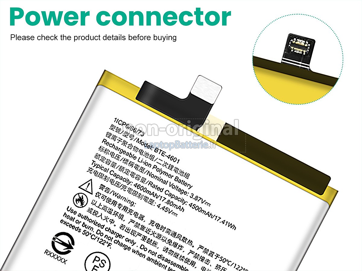 Batterie pour HTC BTE-4601