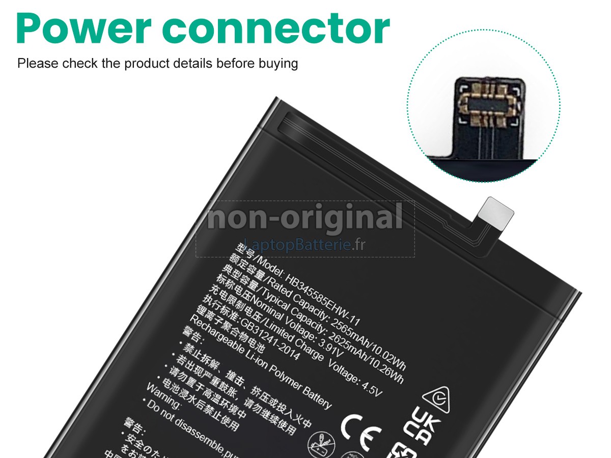 Batterie pour Huawei HB345585EHW-11