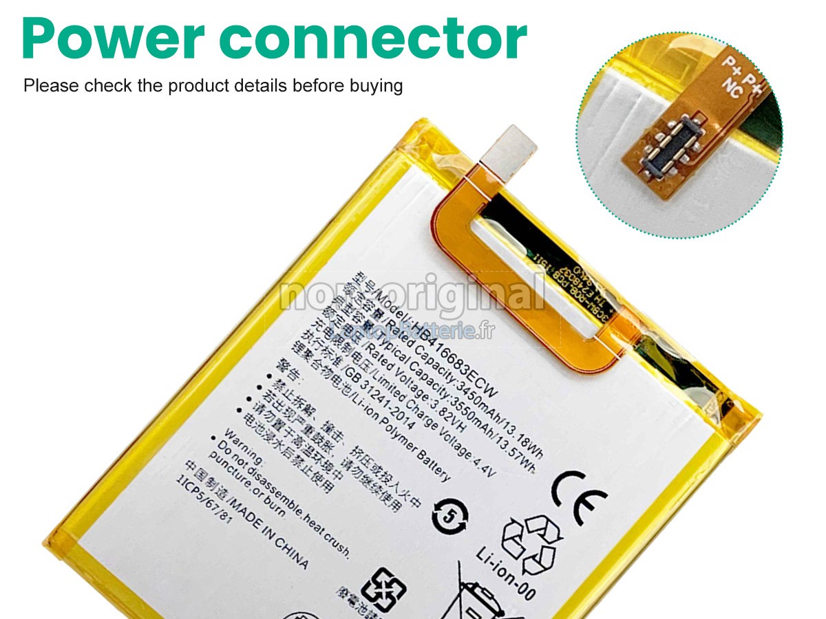 Batterie pour Huawei GOOGLE NEXUS 6P