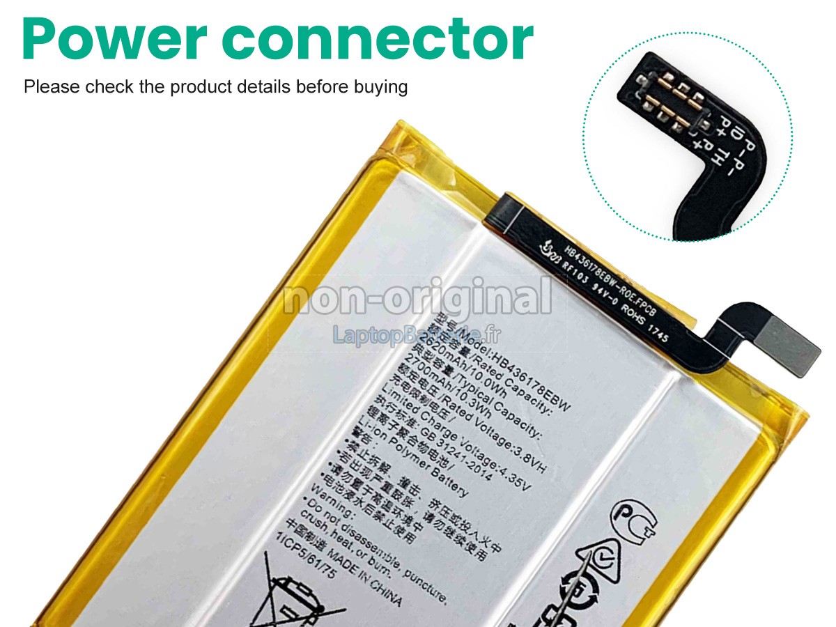 Batterie pour Huawei HB436178EBW