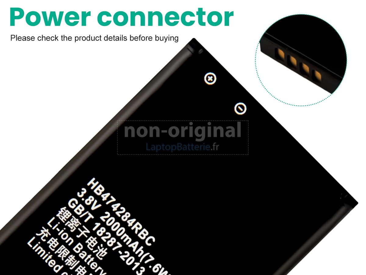Batterie pour Huawei ASCEND Y550