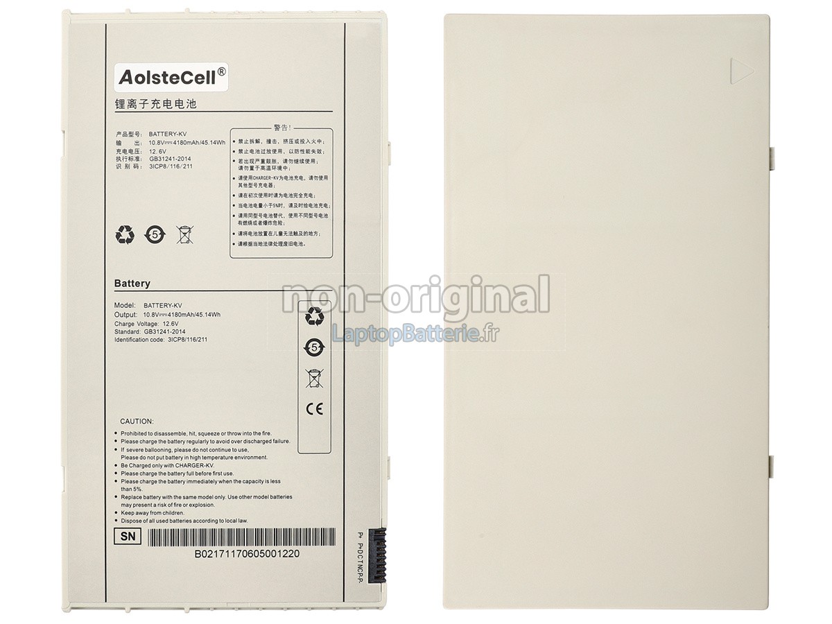 Batterie pour Iray BATTERY-KV