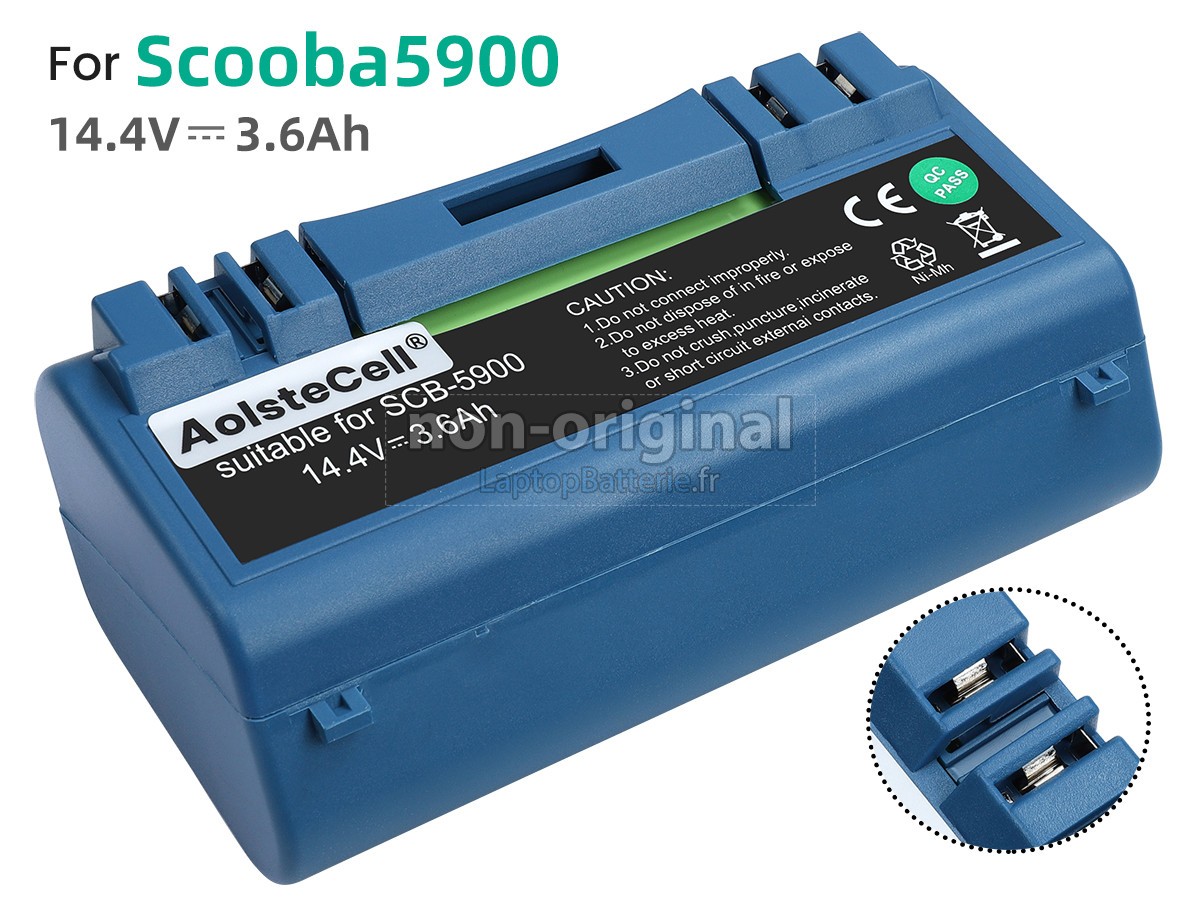 Batterie pour iRobot SCOOBA 340
