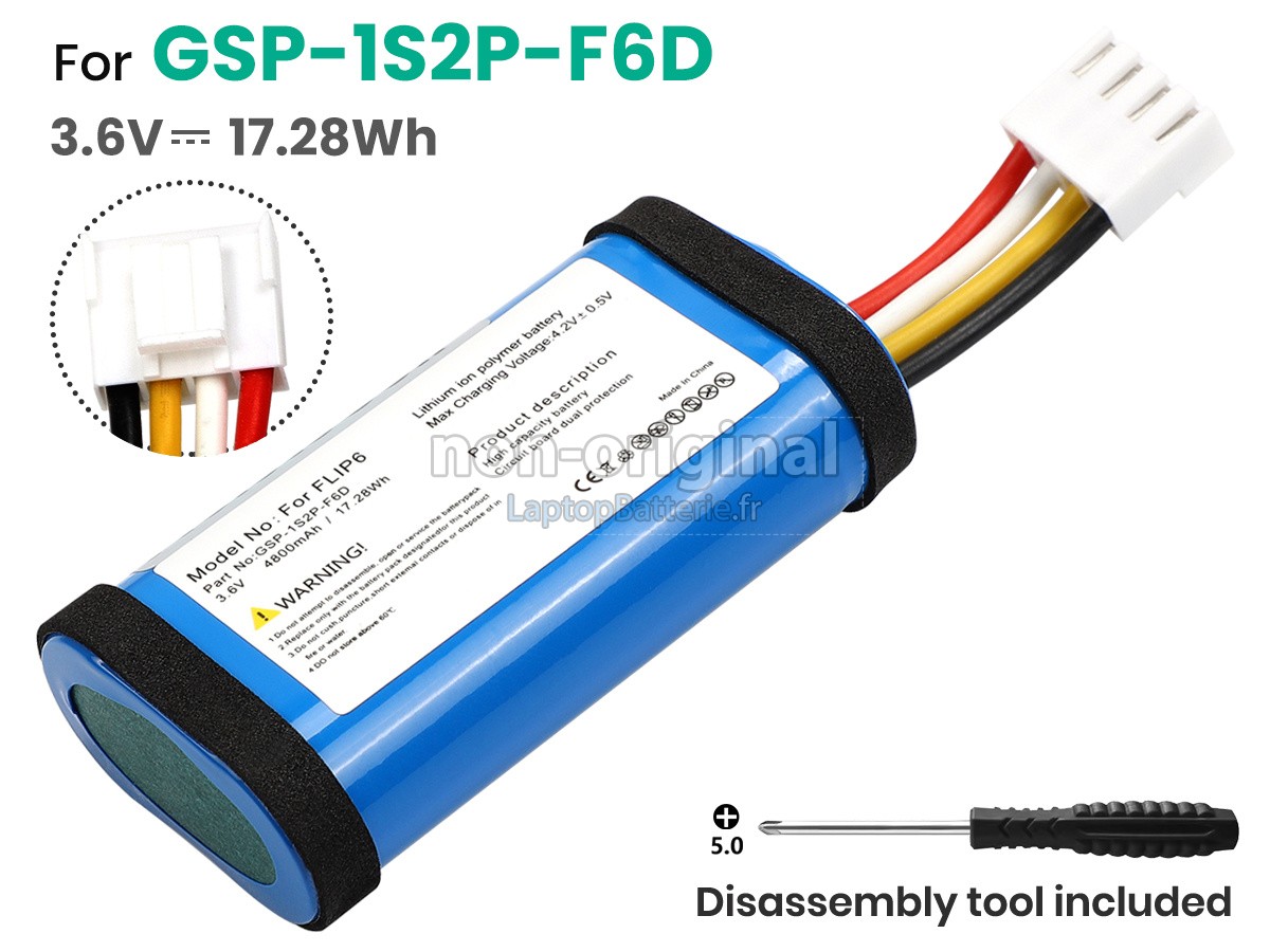 Batterie pour JBL GSP-1S2P-F6D