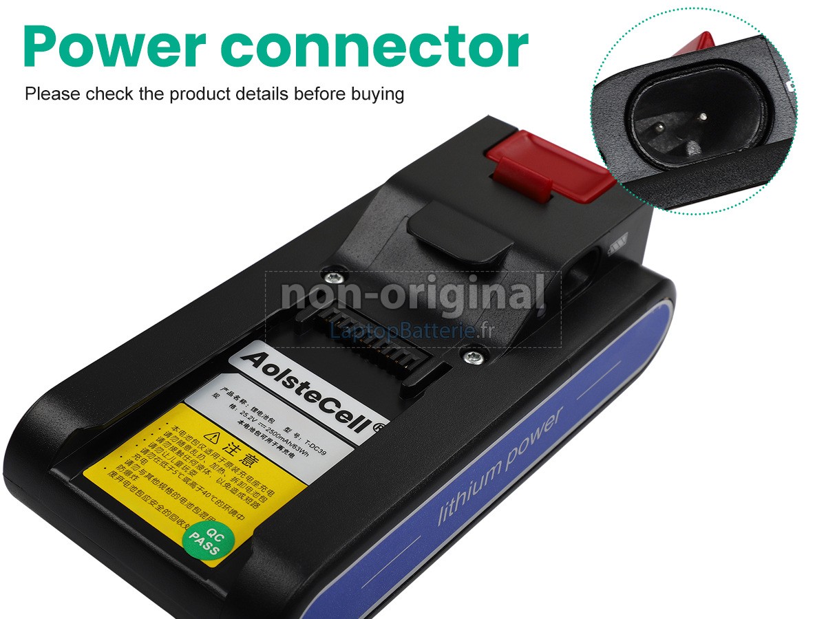 Batterie pour JIMMY JV83