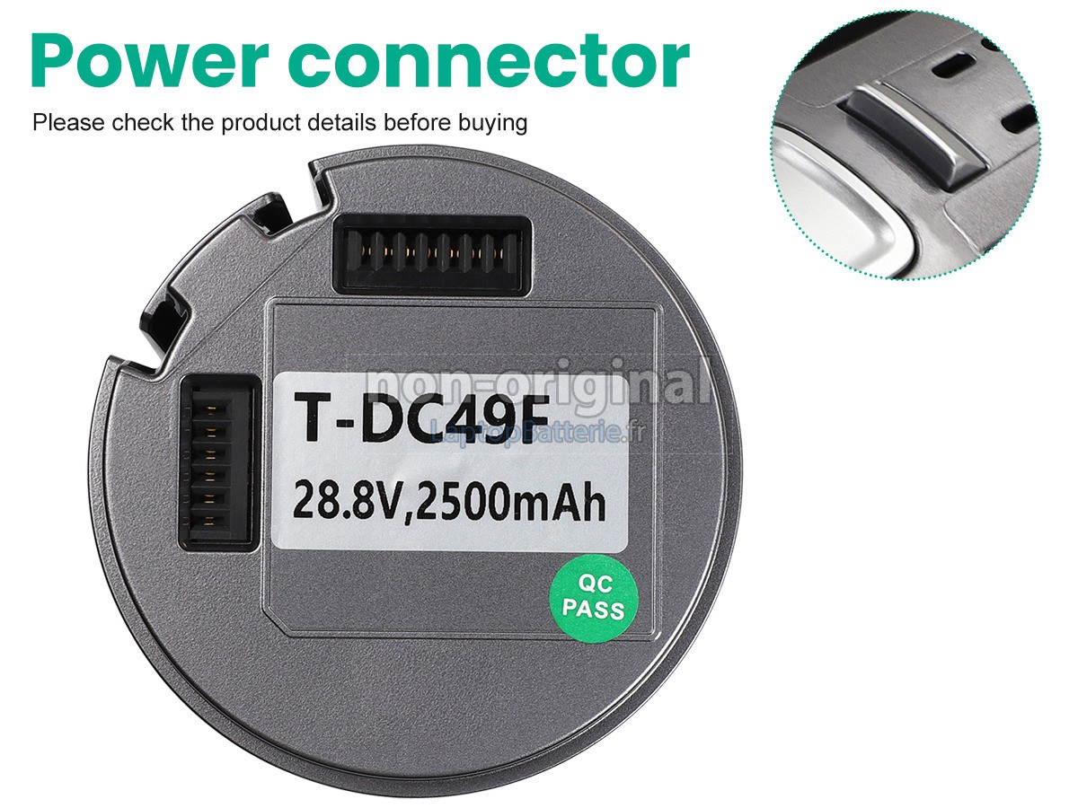 Batterie pour JIMMY T-DC49F