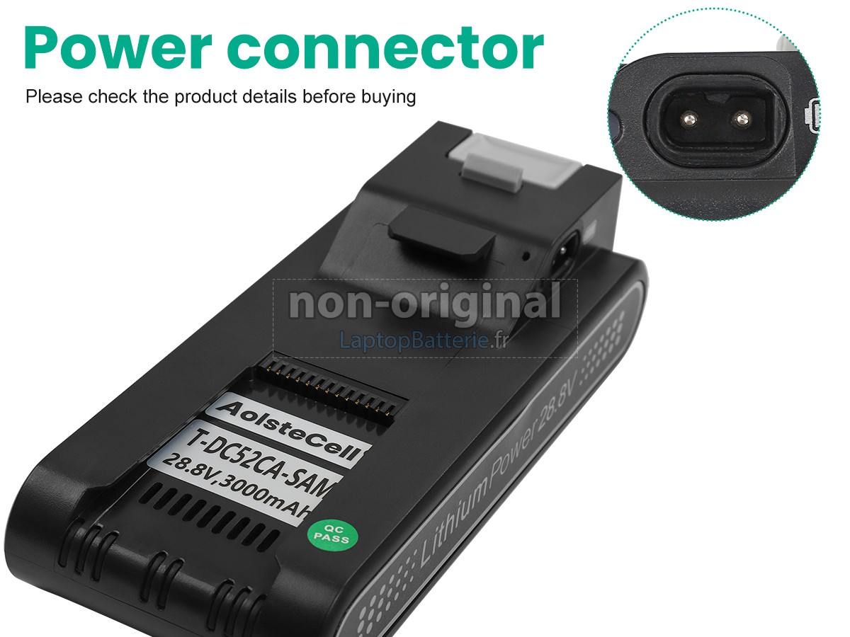 Batterie pour JIMMY T-DC52CA-SAM