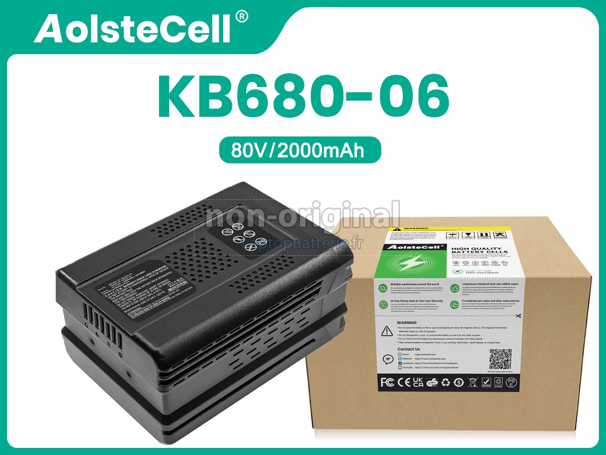 Batterie pour Kobalt KB2580-06