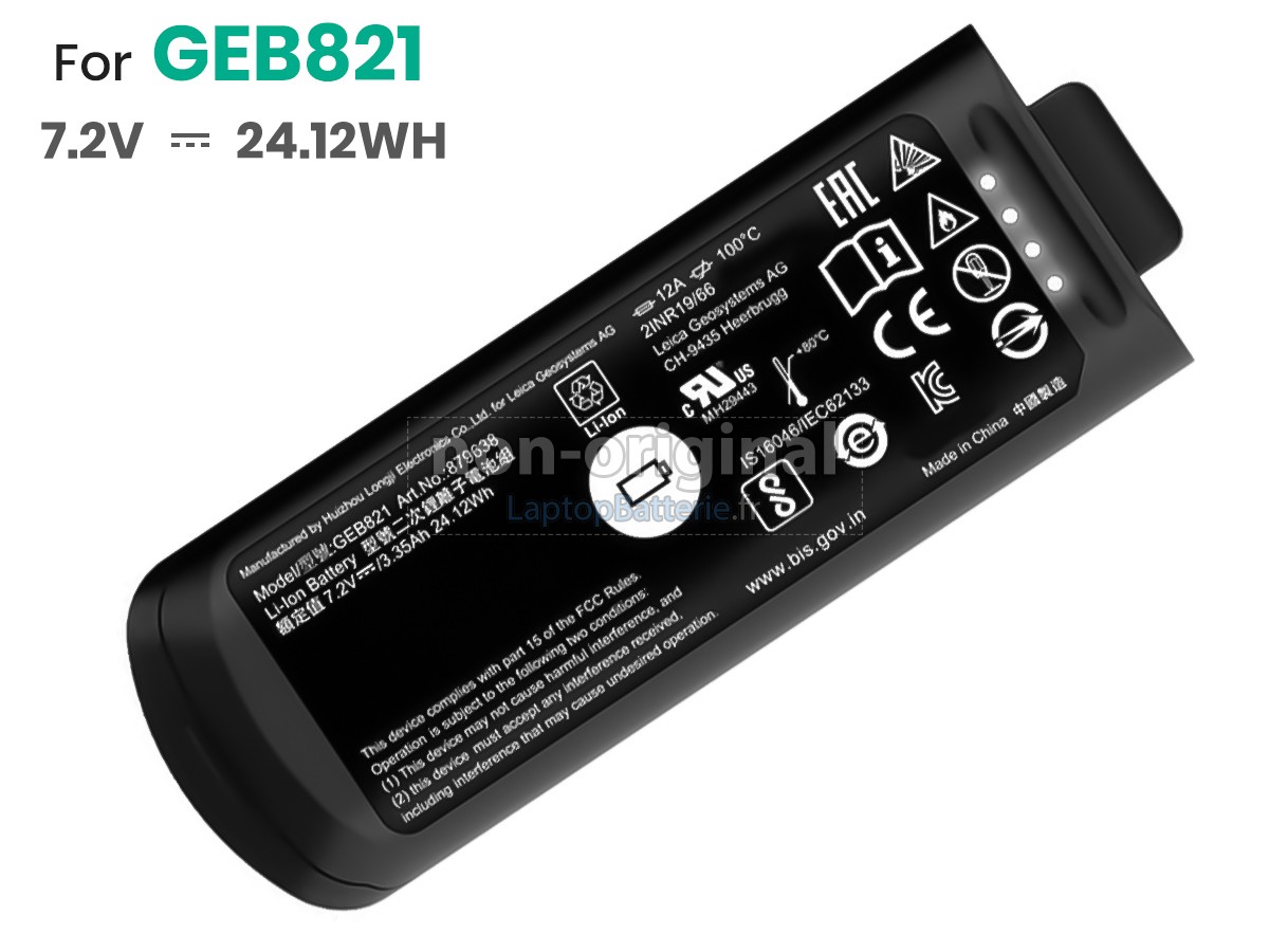Batterie pour Leica GEB821