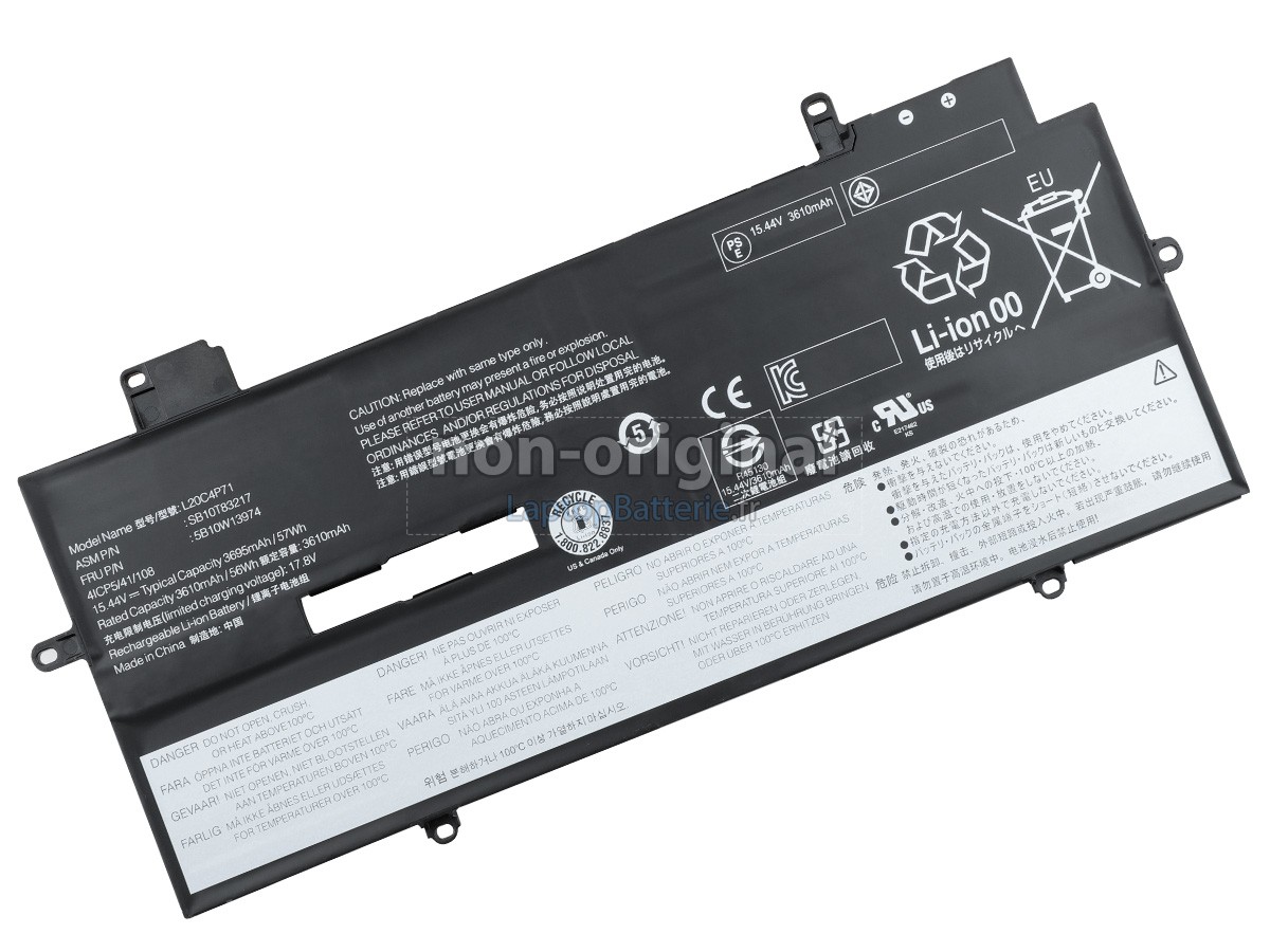 Batterie CMOS CR2016 De Rechange Pour Lenovo ThinkPad - Compatible X1 Carbon, X1 Yoga, X1 Extreme, X280...