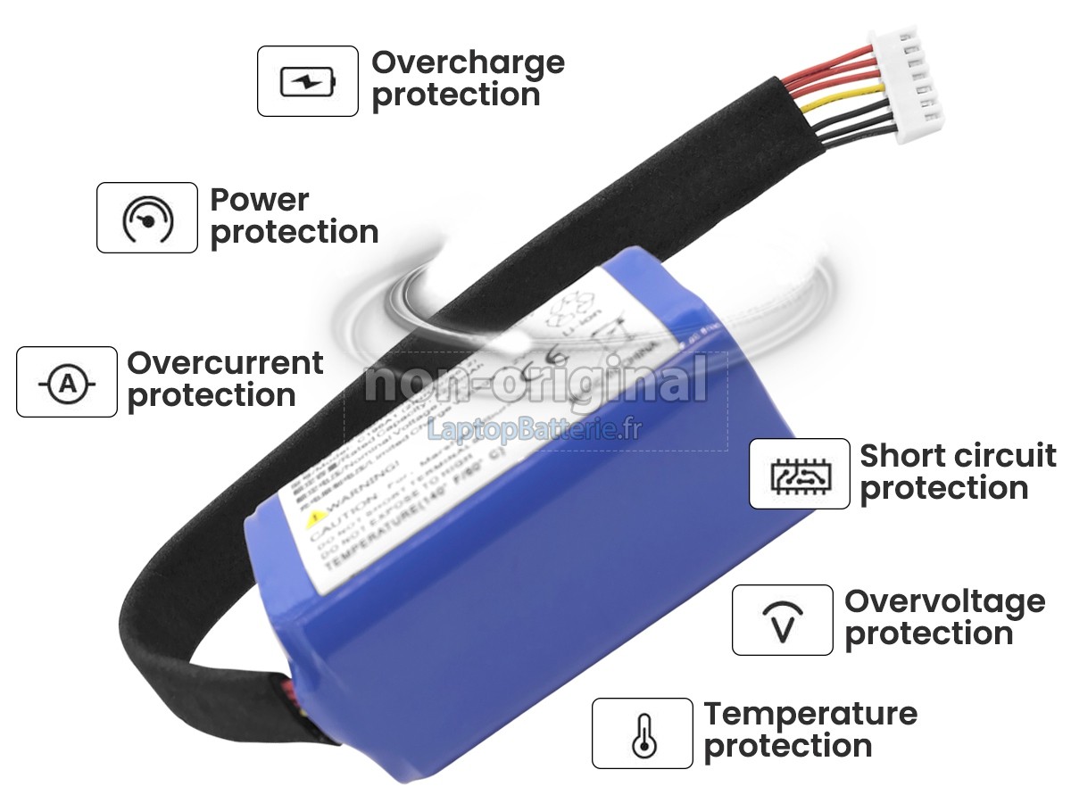 Batterie pour Marshall TF18650-3200-4S2PA
