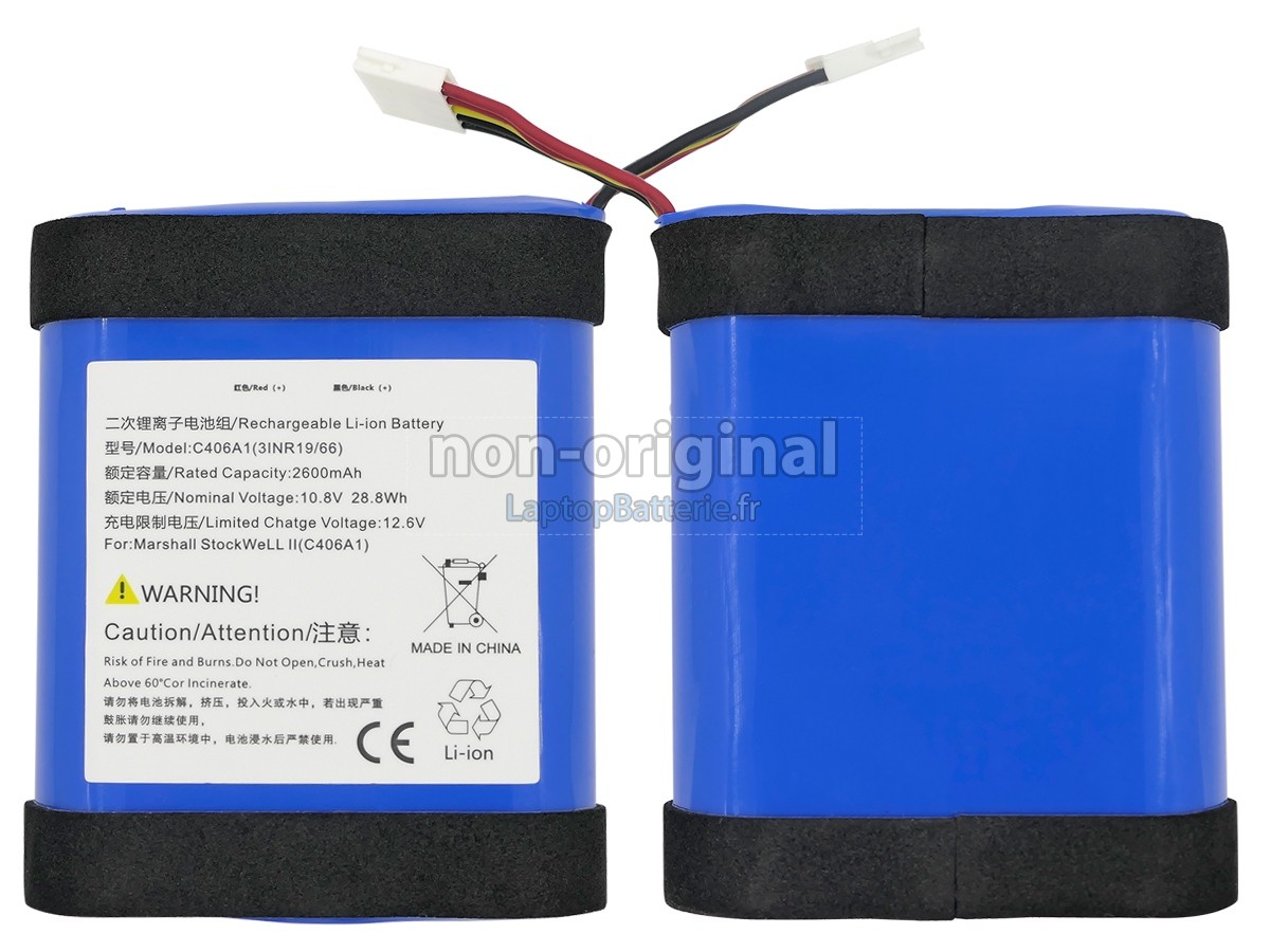Batterie pour Marshall STOCKWELL 2 C406A1