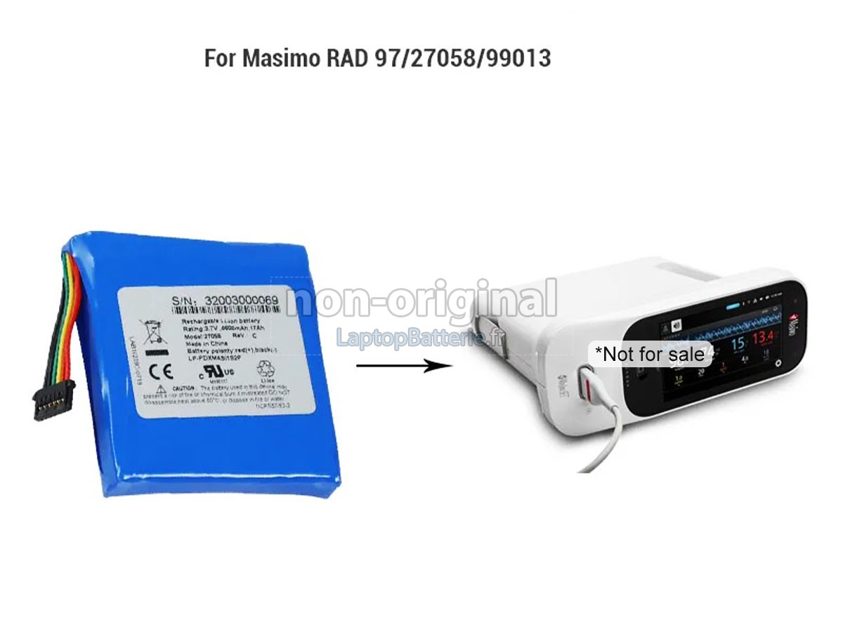 Batterie pour Masimo RAD-97