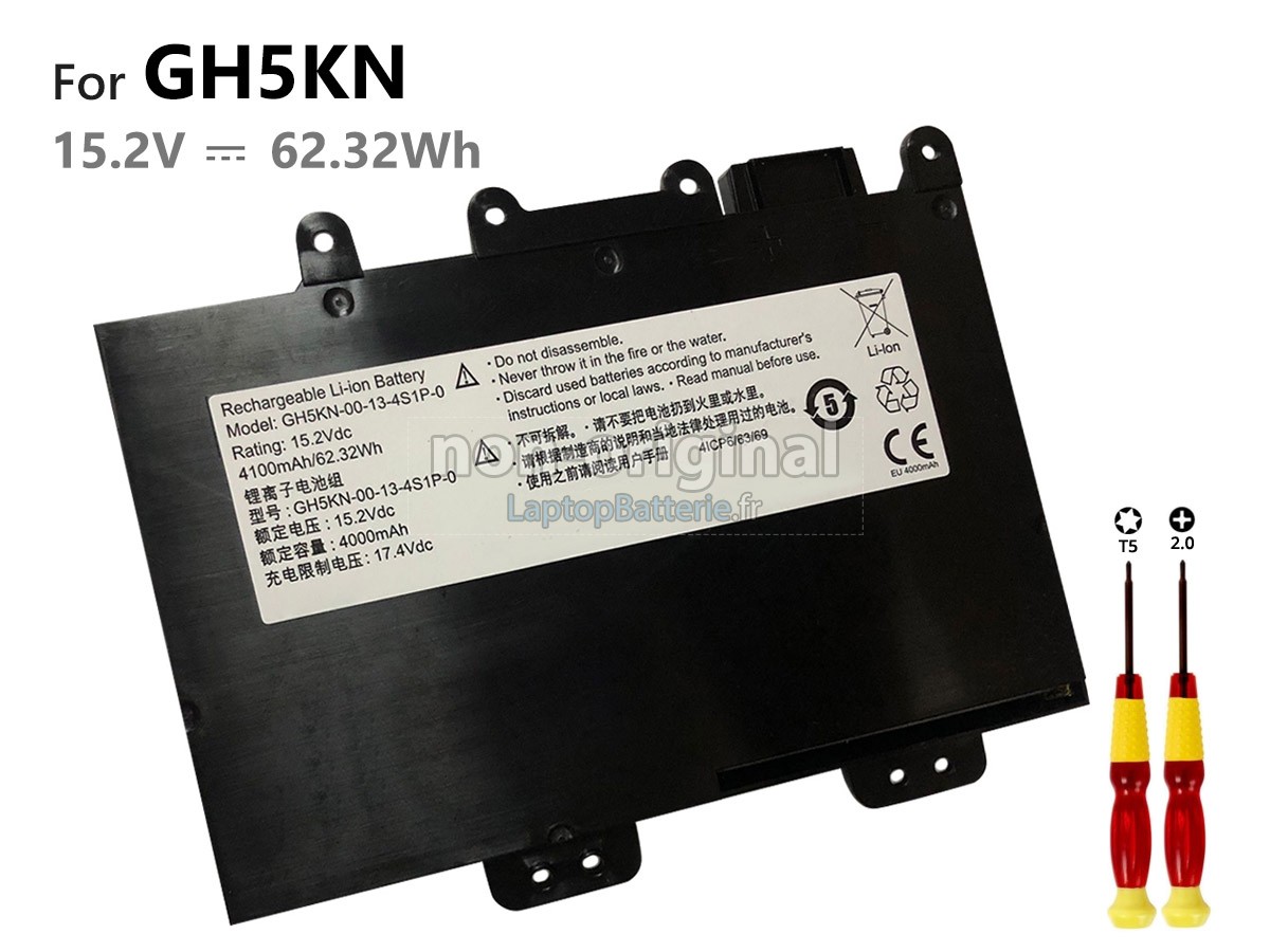 Batterie pour Mechrevo GH5KN-00-13-4S1P-0