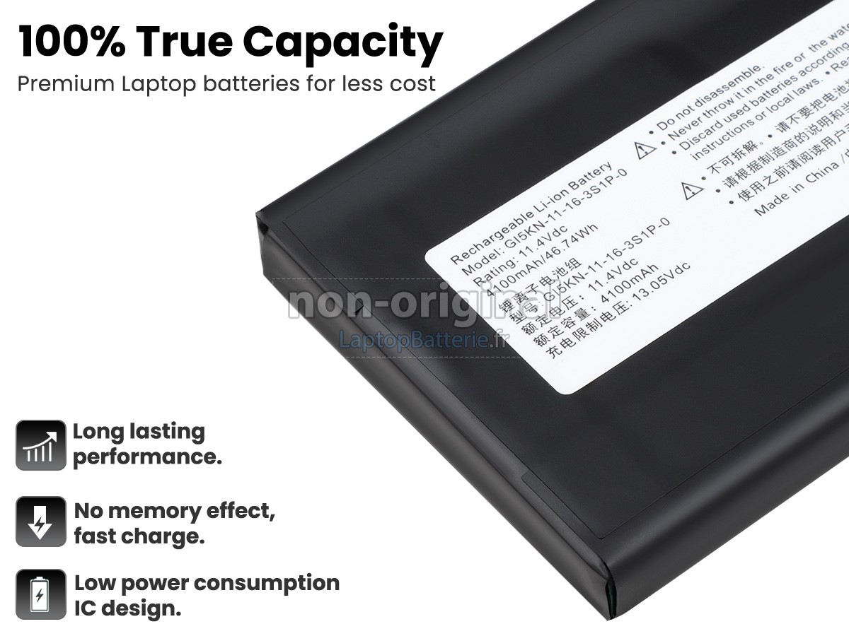 Batterie pour Mechrevo GI5CN-00-13-3S1P-0