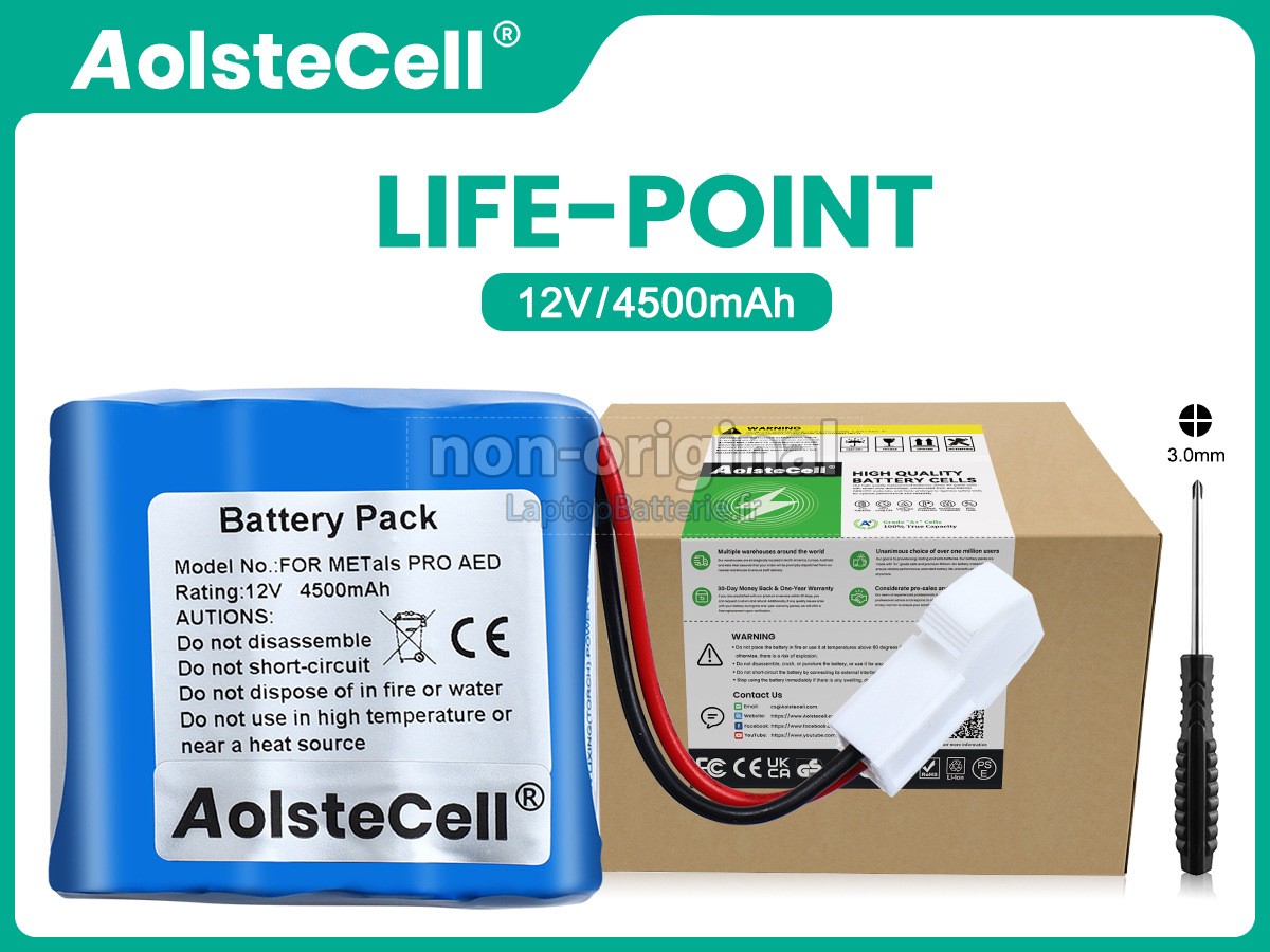 Batterie pour Metals LIFE-POINT