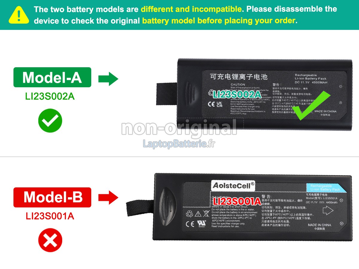 Batterie pour Mindray WATO EX-35