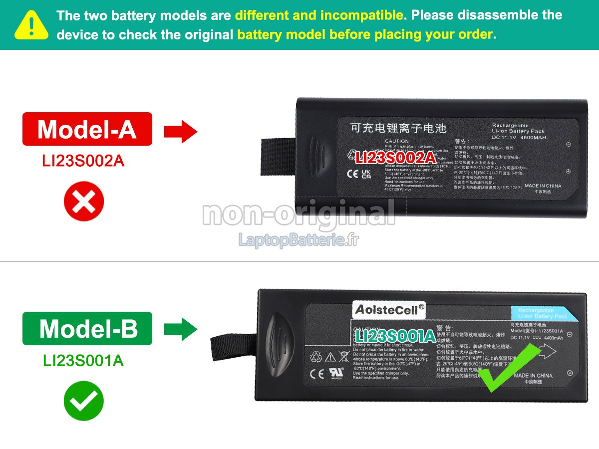 Batterie pour Mindray WATO EX-35