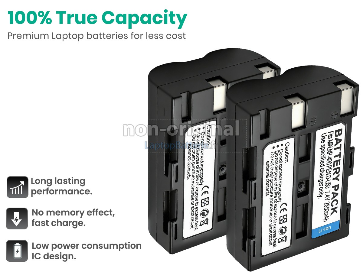 Batterie pour Minolta SAMSUNG GX-10
